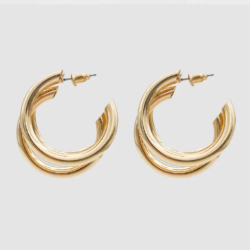 Talia Triple Hoops sold by PRYA
