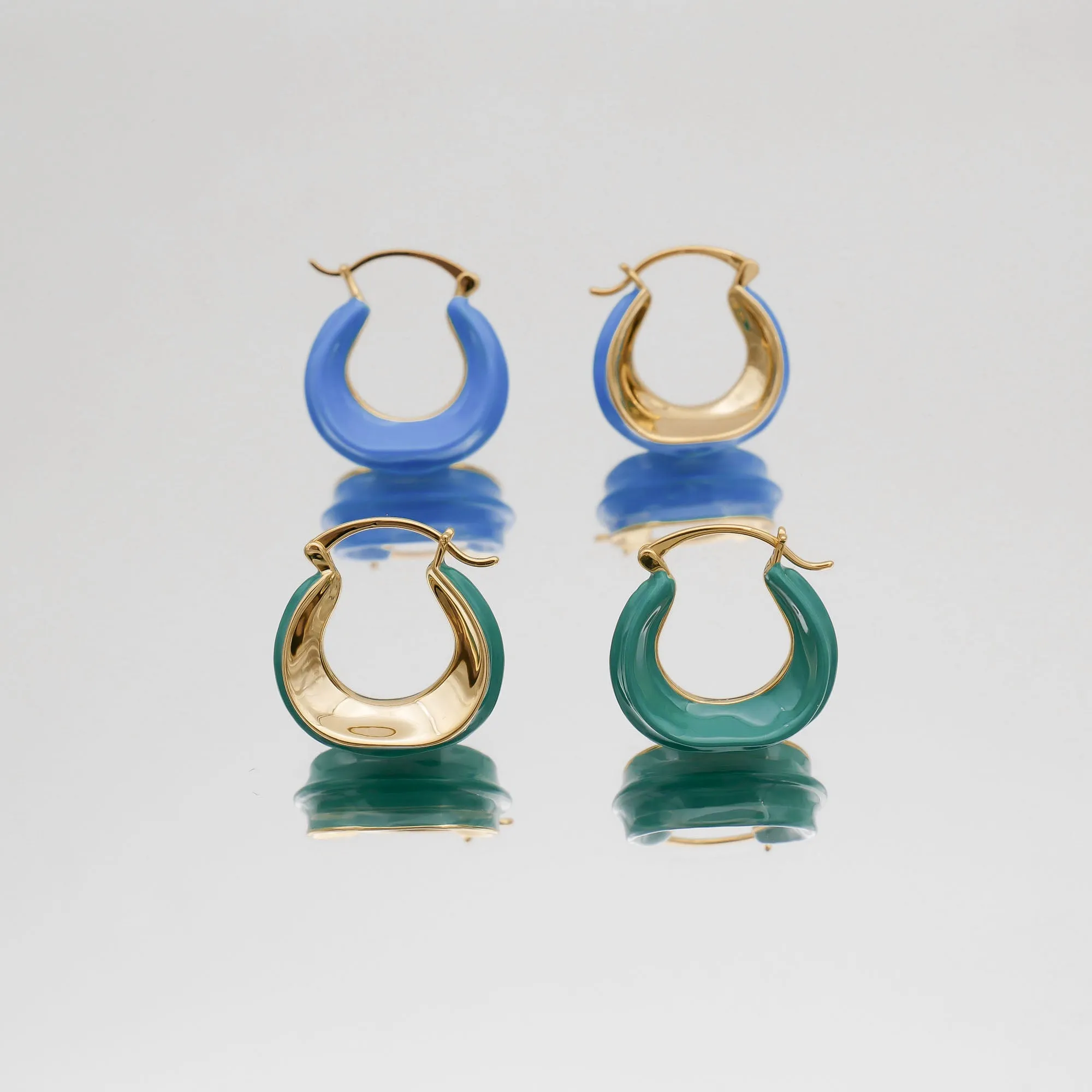 Katia Earrings Blue sold by PRYA product image thumbnail 4