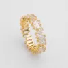 Jada Baguette Cut CZ Ring | Gold sold by PRYA