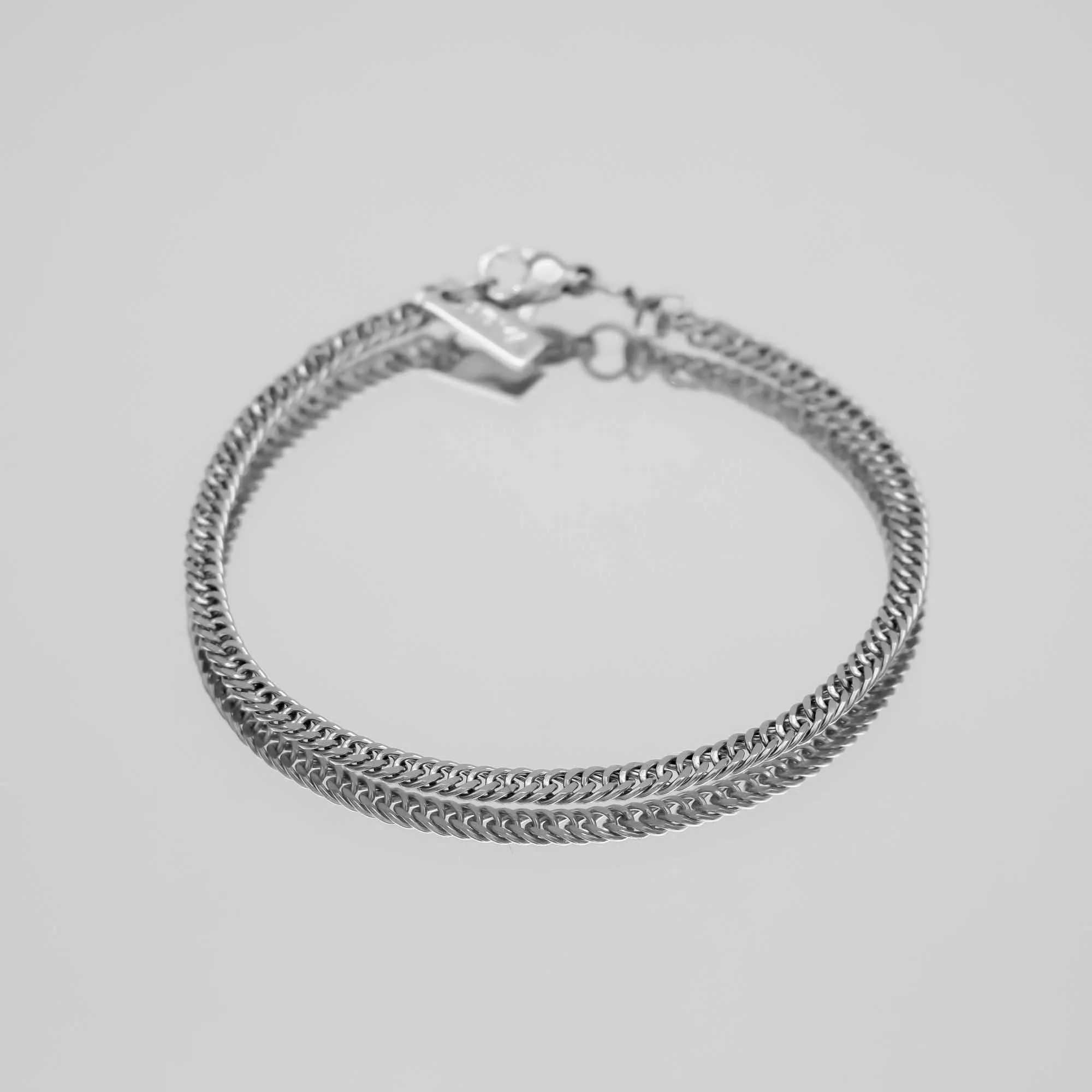 Double Link Curb Chain Bracelet sold by PRYA product image thumbnail 3
