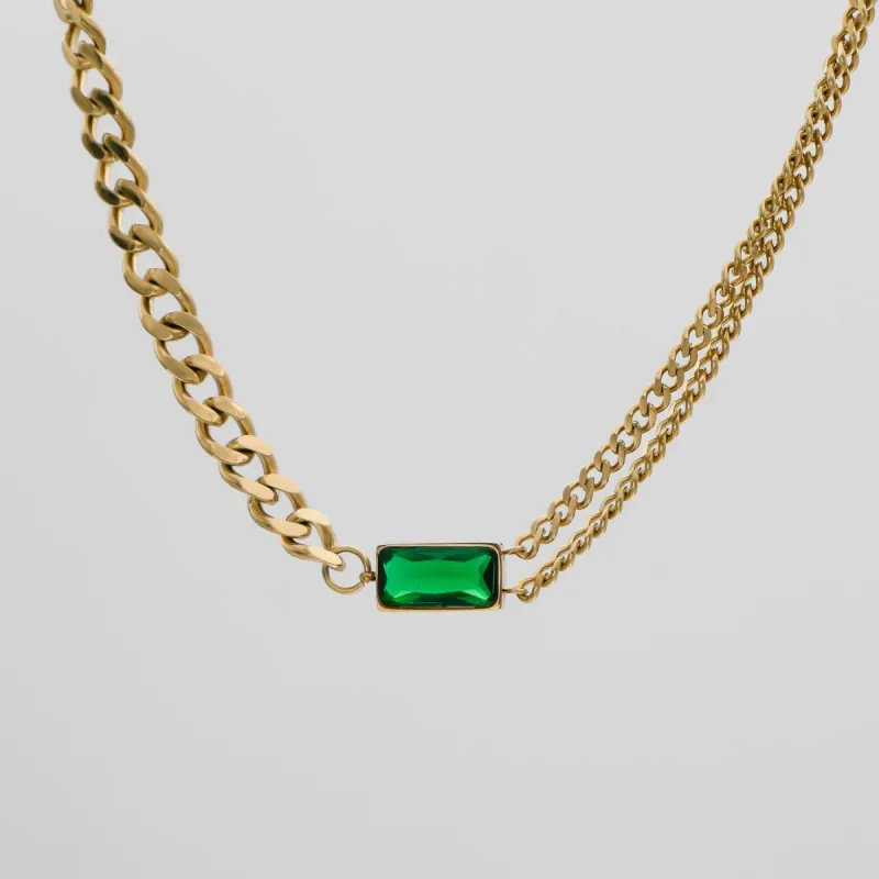 Callie Cuban Contrast Necklace made by PRYA