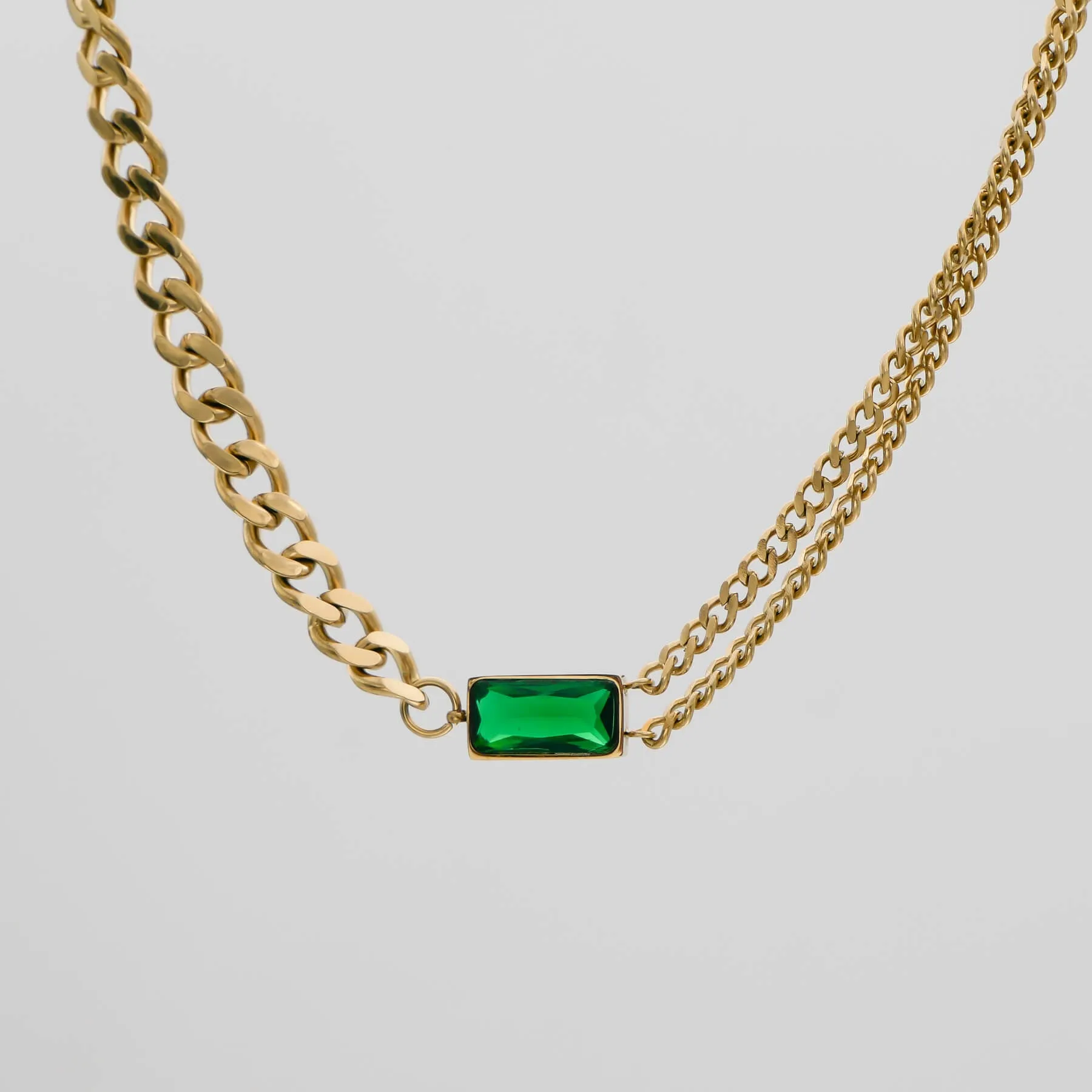 Callie Cuban Contrast Necklace sold by PRYA