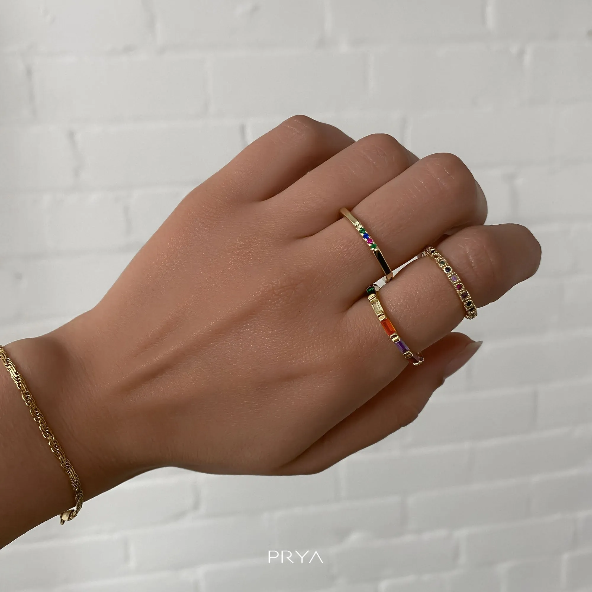 Elsie Rainbow Ring sold by PRYA product image thumbnail 4