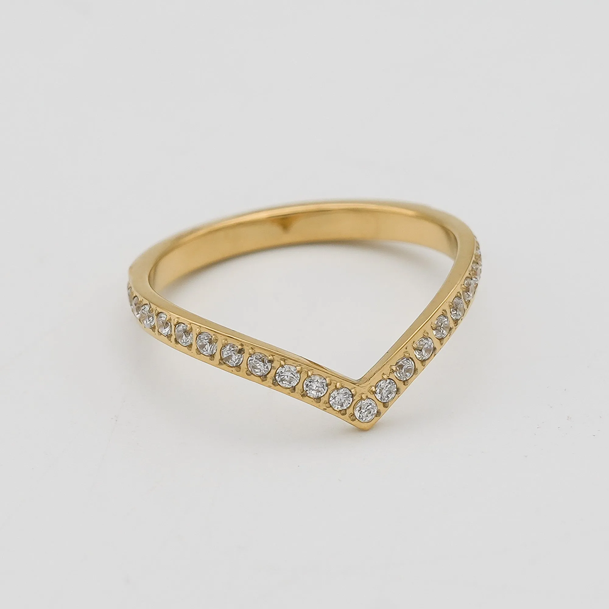 Yara Chevron Ring sold by PRYA product image thumbnail 3