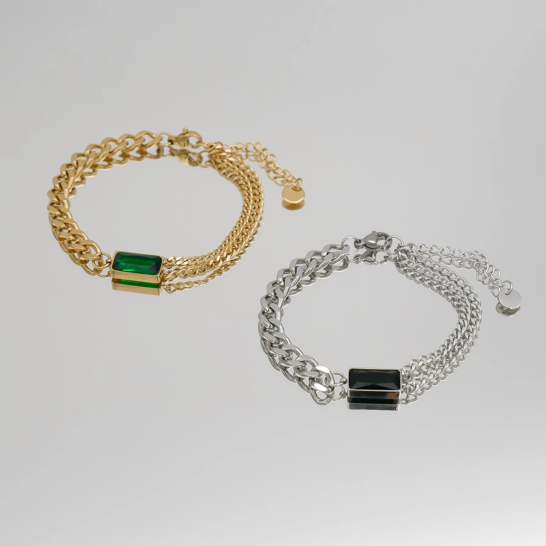 Callie Cuban Contrast Bracelet sold by PRYA product image thumbnail 2