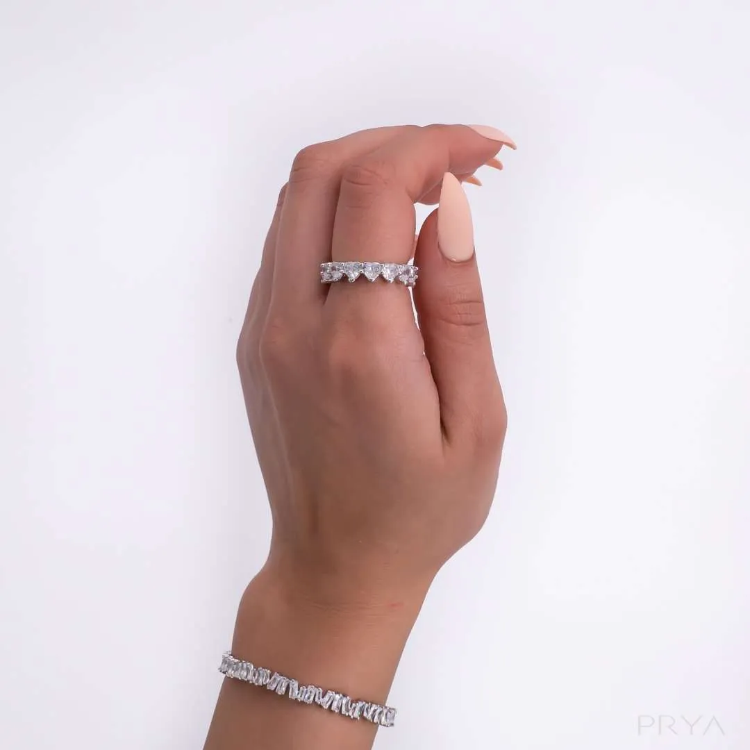 Love Heart CZ Ring sold by PRYA product image thumbnail 5