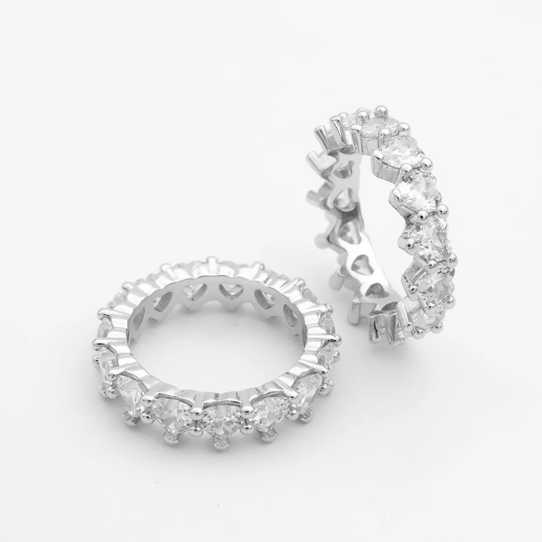 Love Heart CZ Ring sold by PRYA product image thumbnail 4