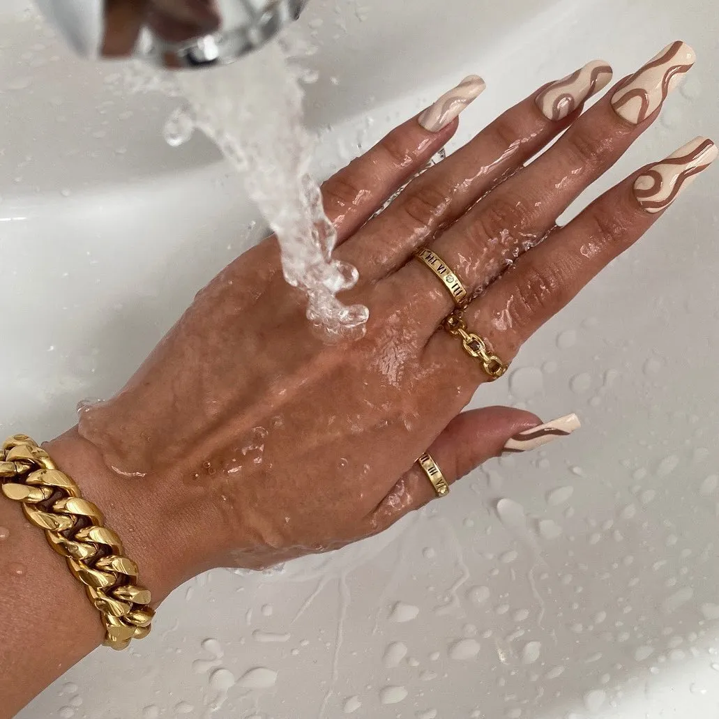 Chunky Cuban Chain Bracelet sold by PRYA product image thumbnail 5