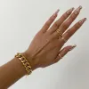 Chunky Cuban Chain Bracelet sold by PRYA