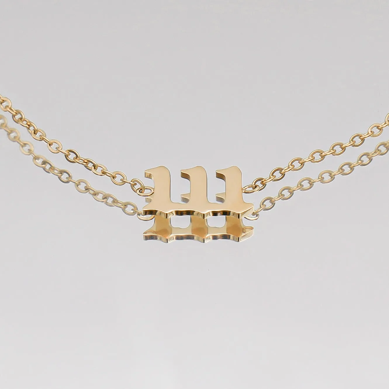 Angel Number Anklet sold by PRYA product image thumbnail 3