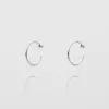 Lara Half Hoop Earrings sold by PRYA