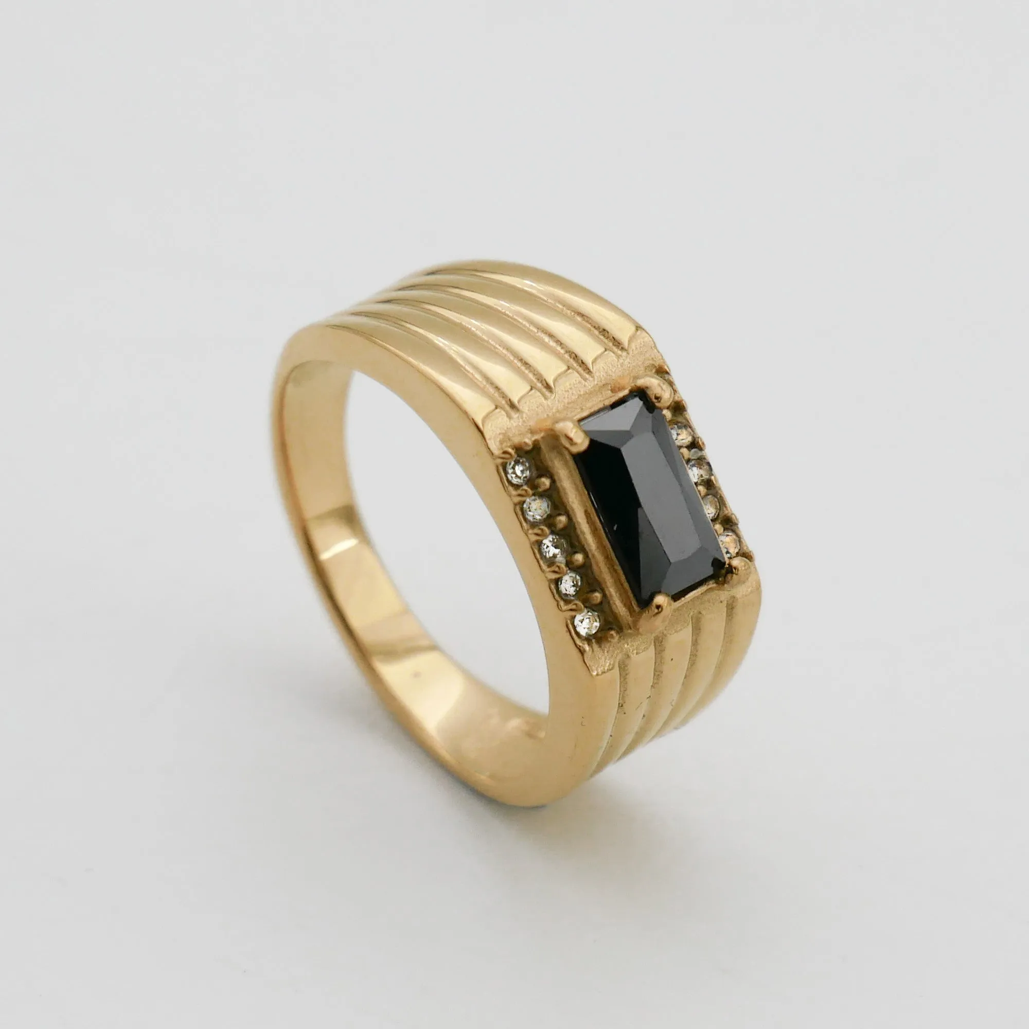 Myla Onyx Signet Ring sold by PRYA