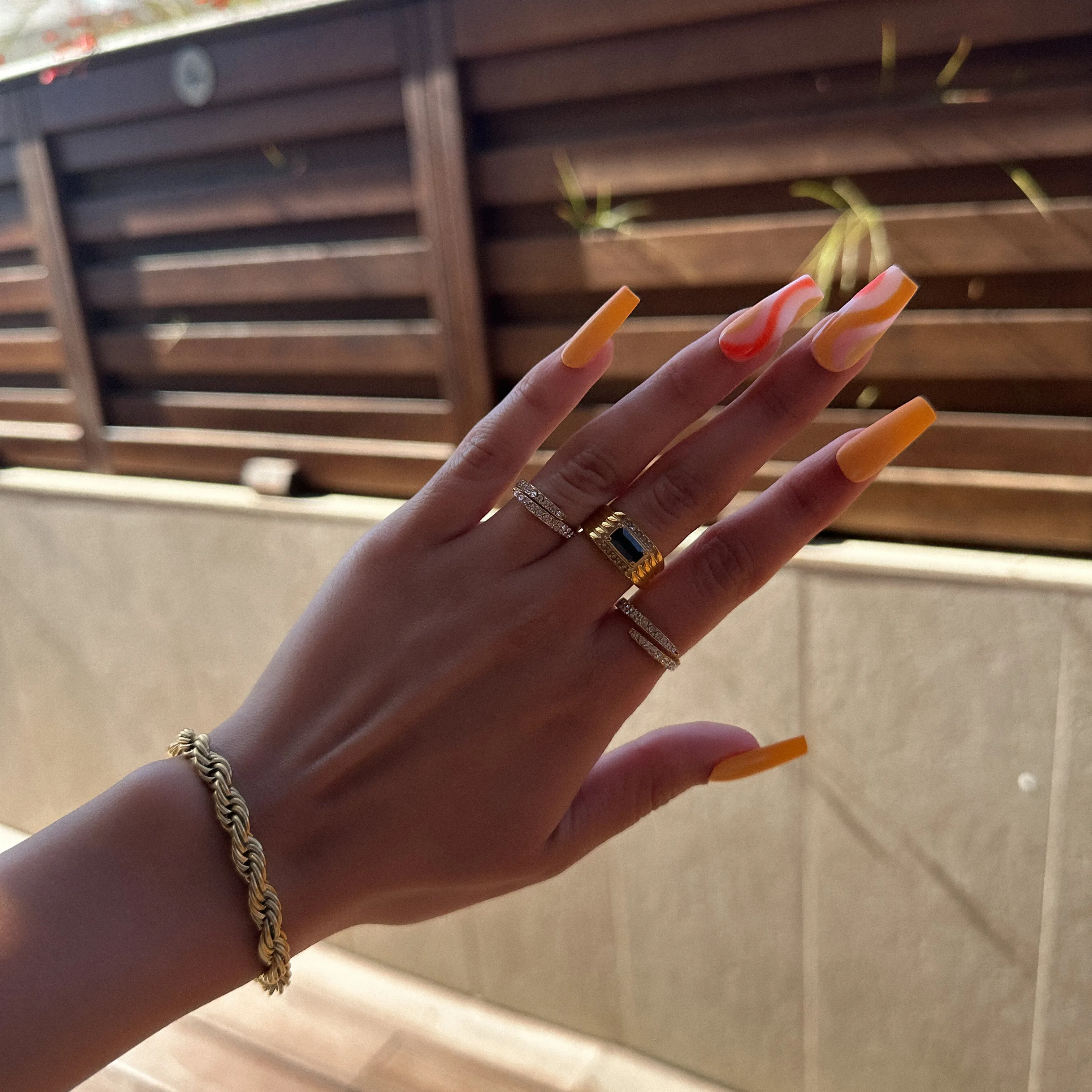 Myla Onyx Signet Ring sold by PRYA product image thumbnail 2