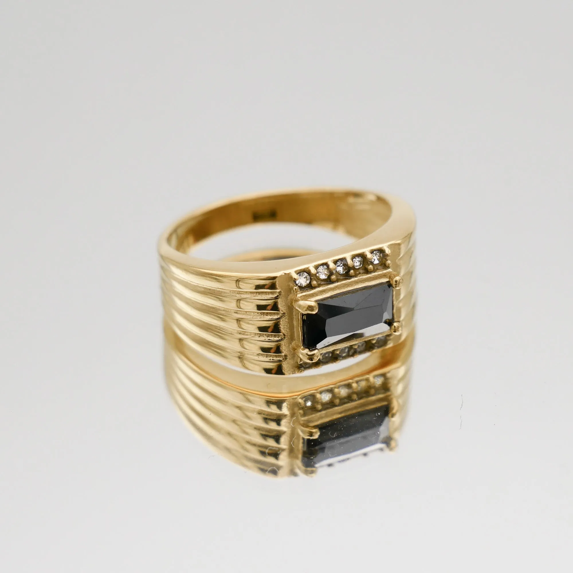 Myla Onyx Signet Ring sold by PRYA product image thumbnail 4