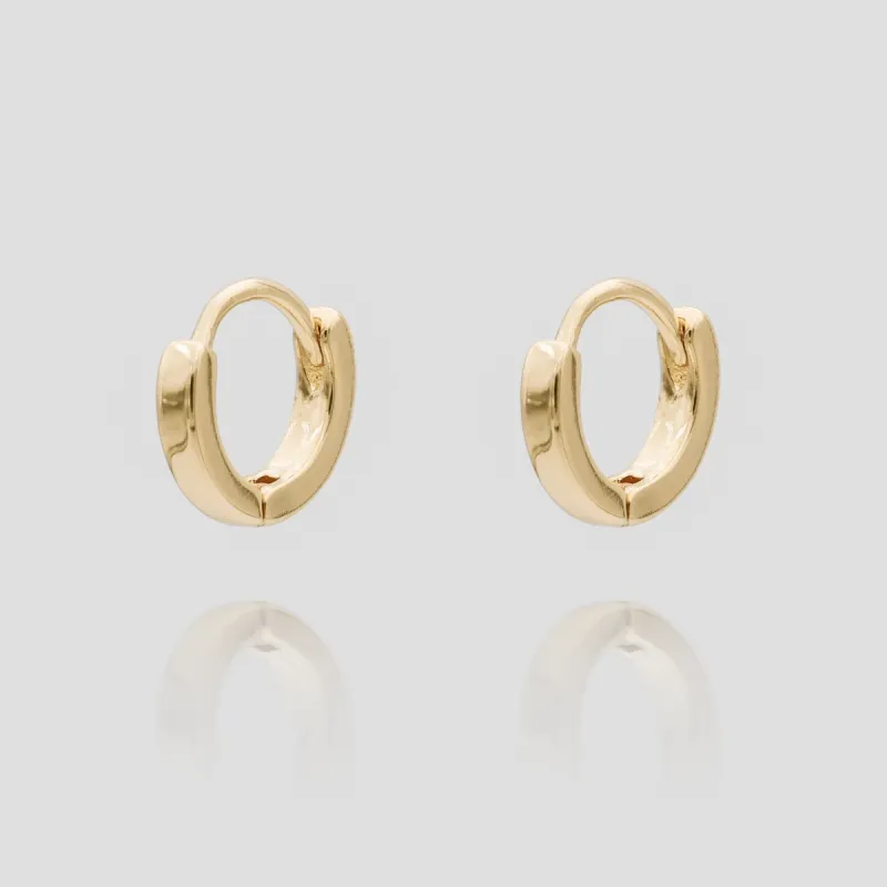 Elle Gold Filled Huggies sold by PRYA