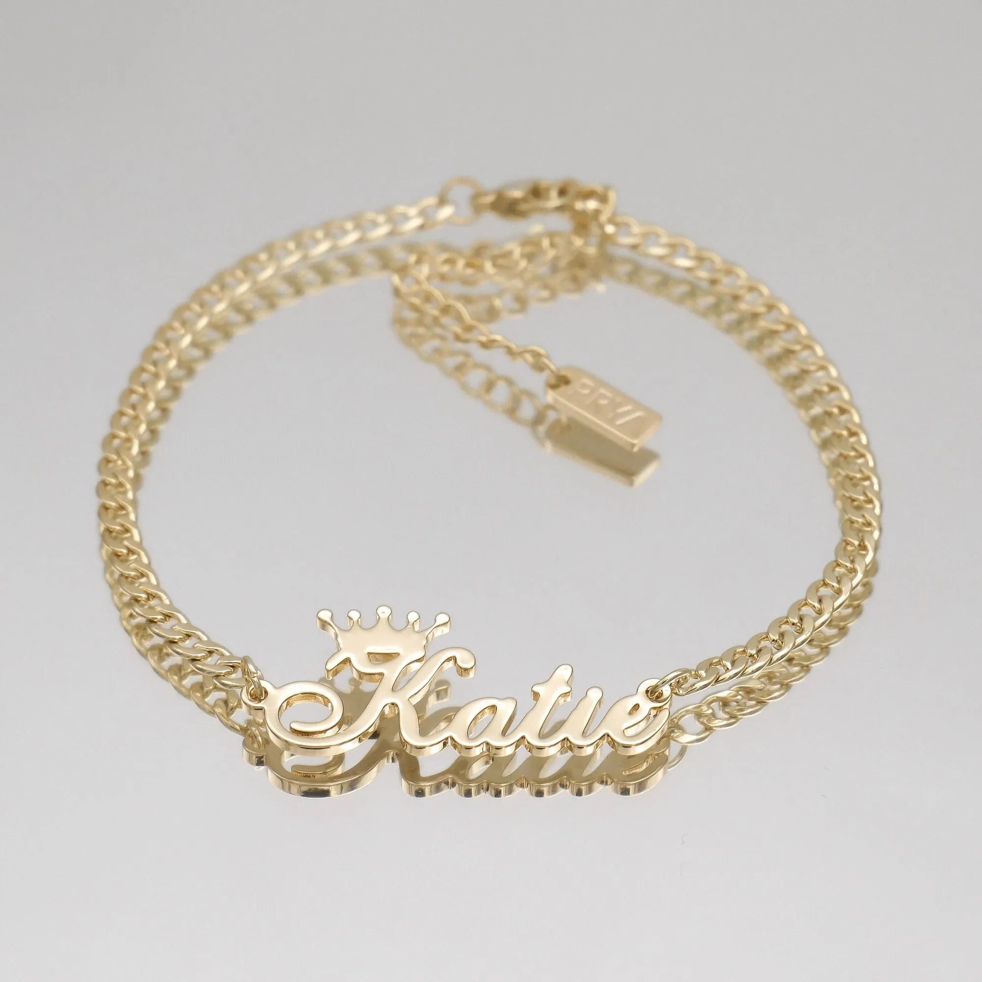 Paris Personalised Name Anklet sold by PRYA