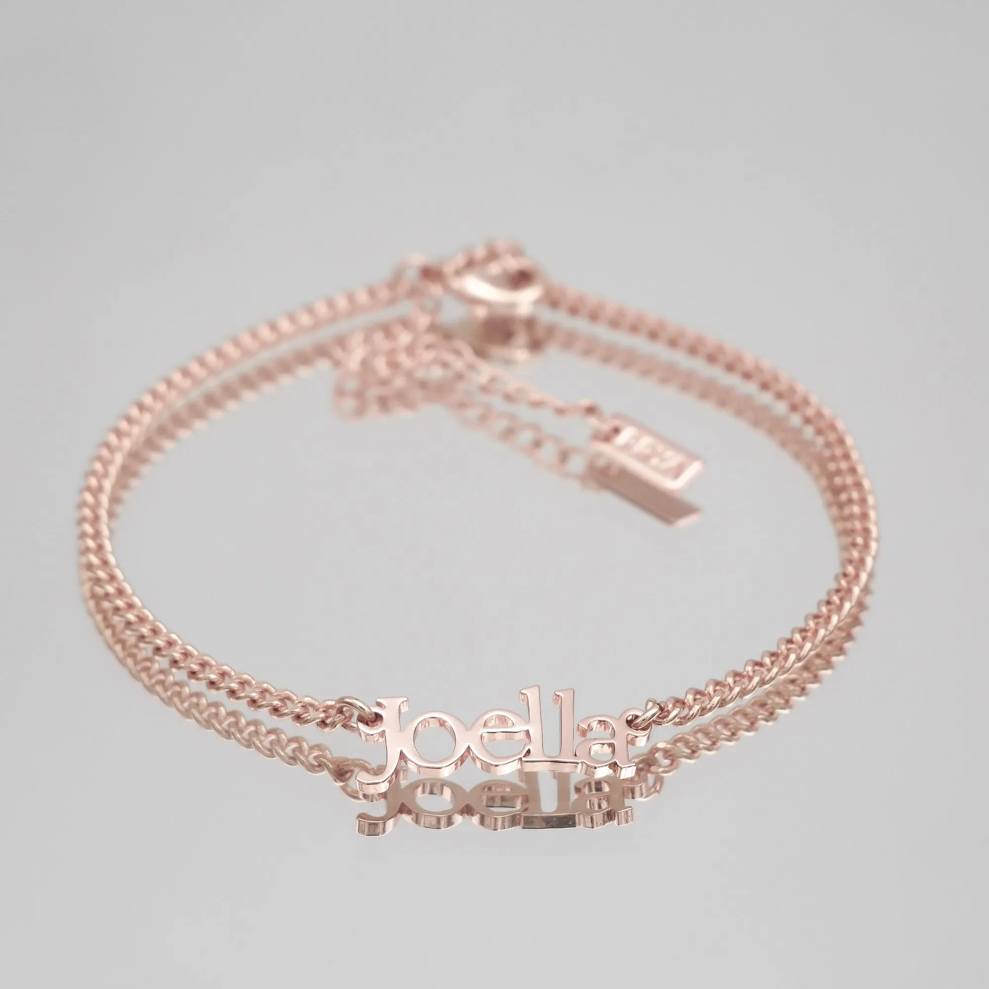 Monaco Custom Name Anklet sold by PRYA product image thumbnail 4