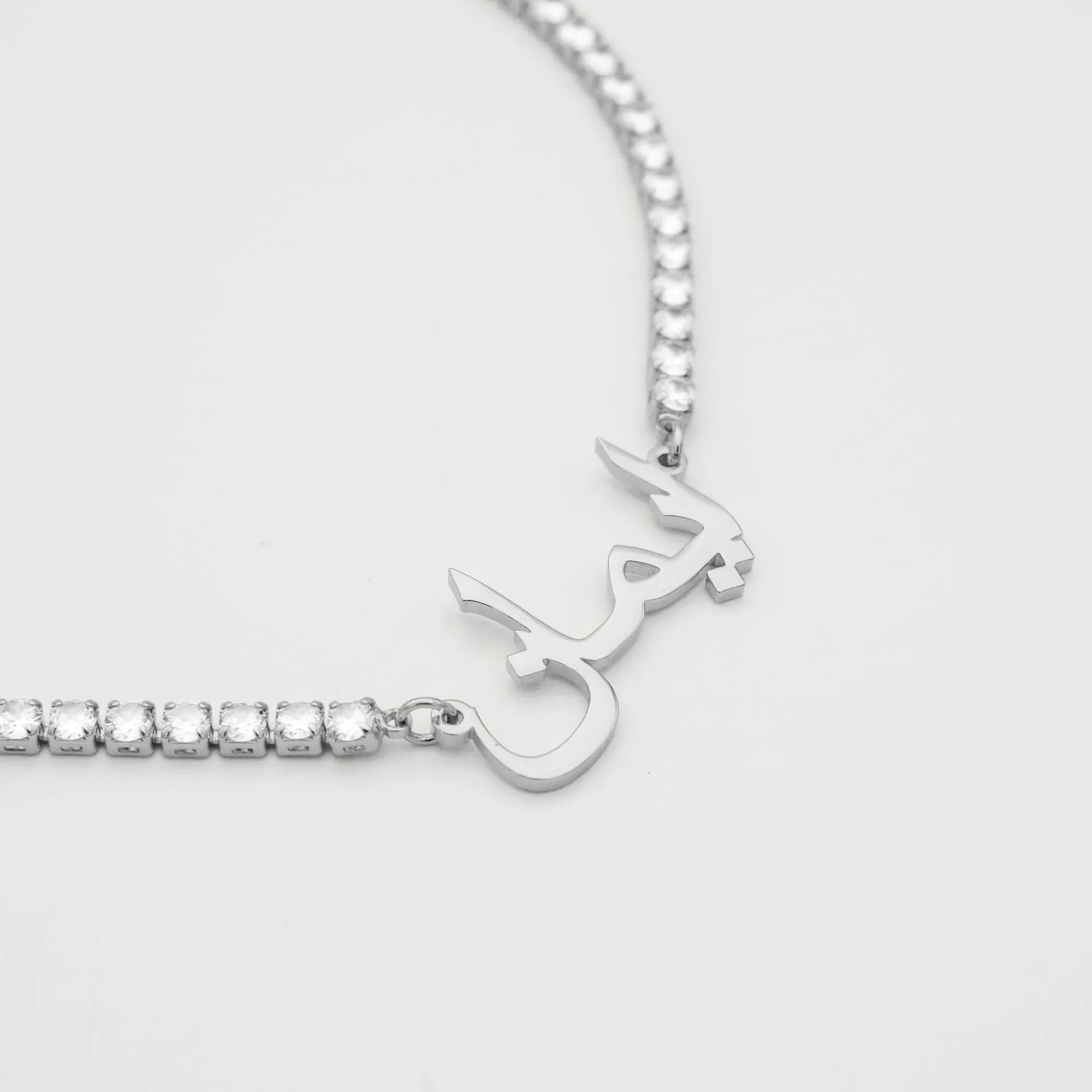 Arabic Name Tennis Necklace sold by PRYA product image thumbnail 4