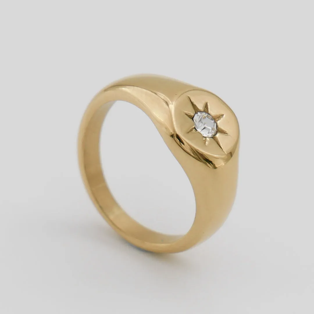 Starlight Signet Ring sold by PRYA