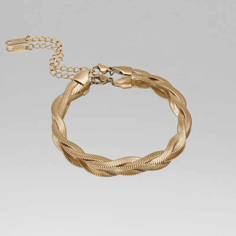 Double Herringbone Bracelet sold by PRYA