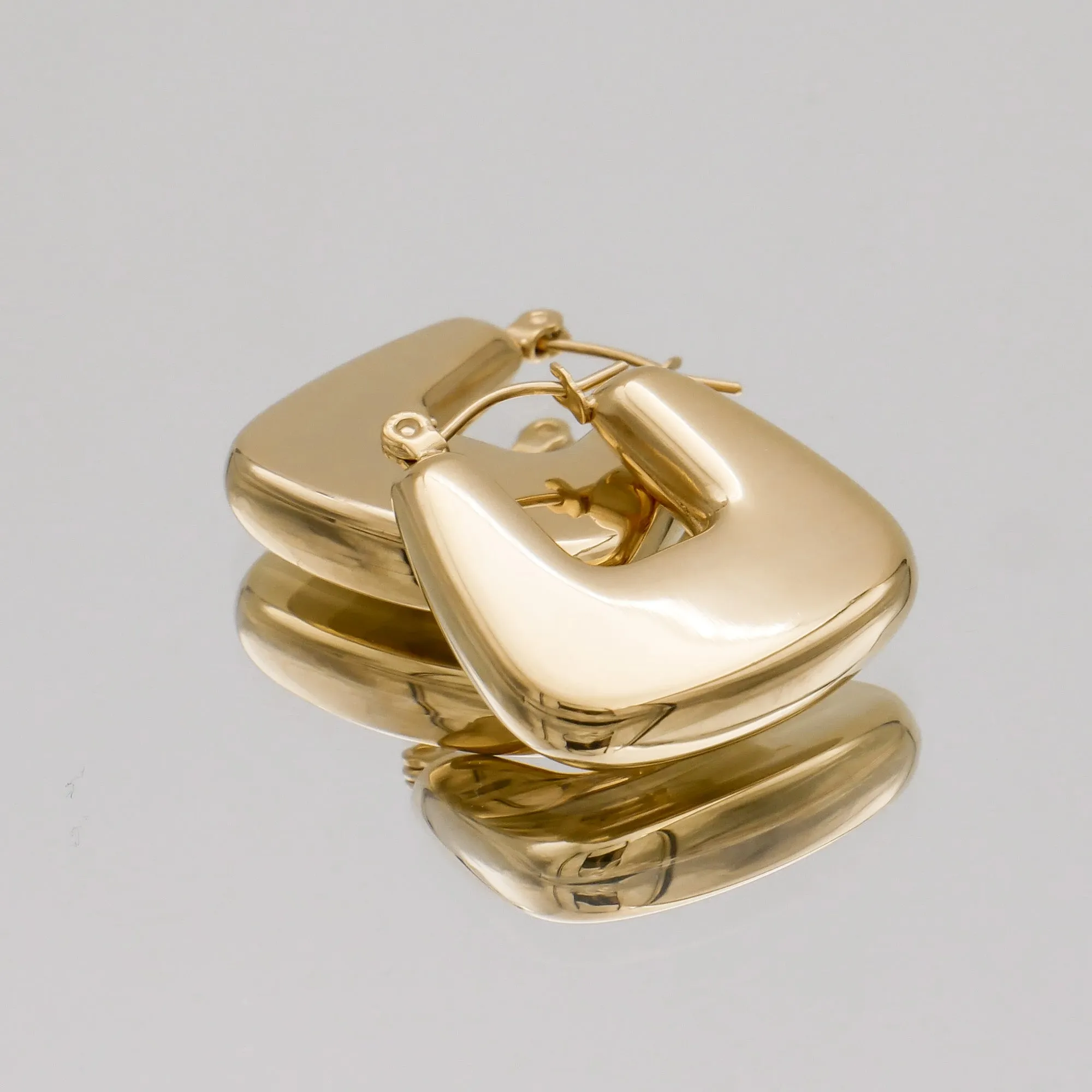 Aria Chunky Earrings sold by PRYA product image thumbnail 3