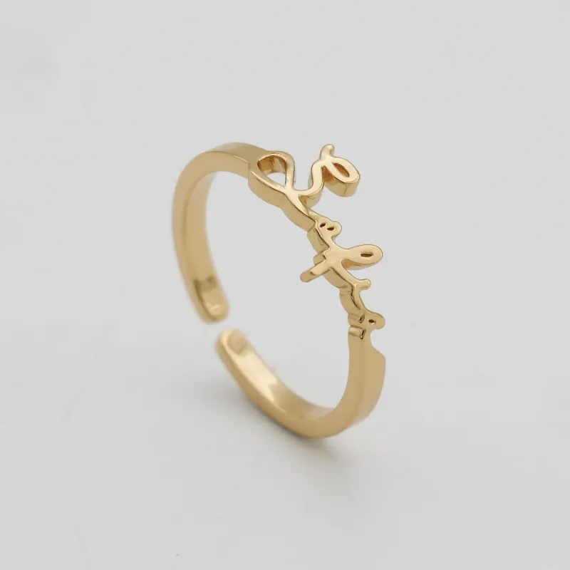 Selina Custom Name Ring sold by PRYA