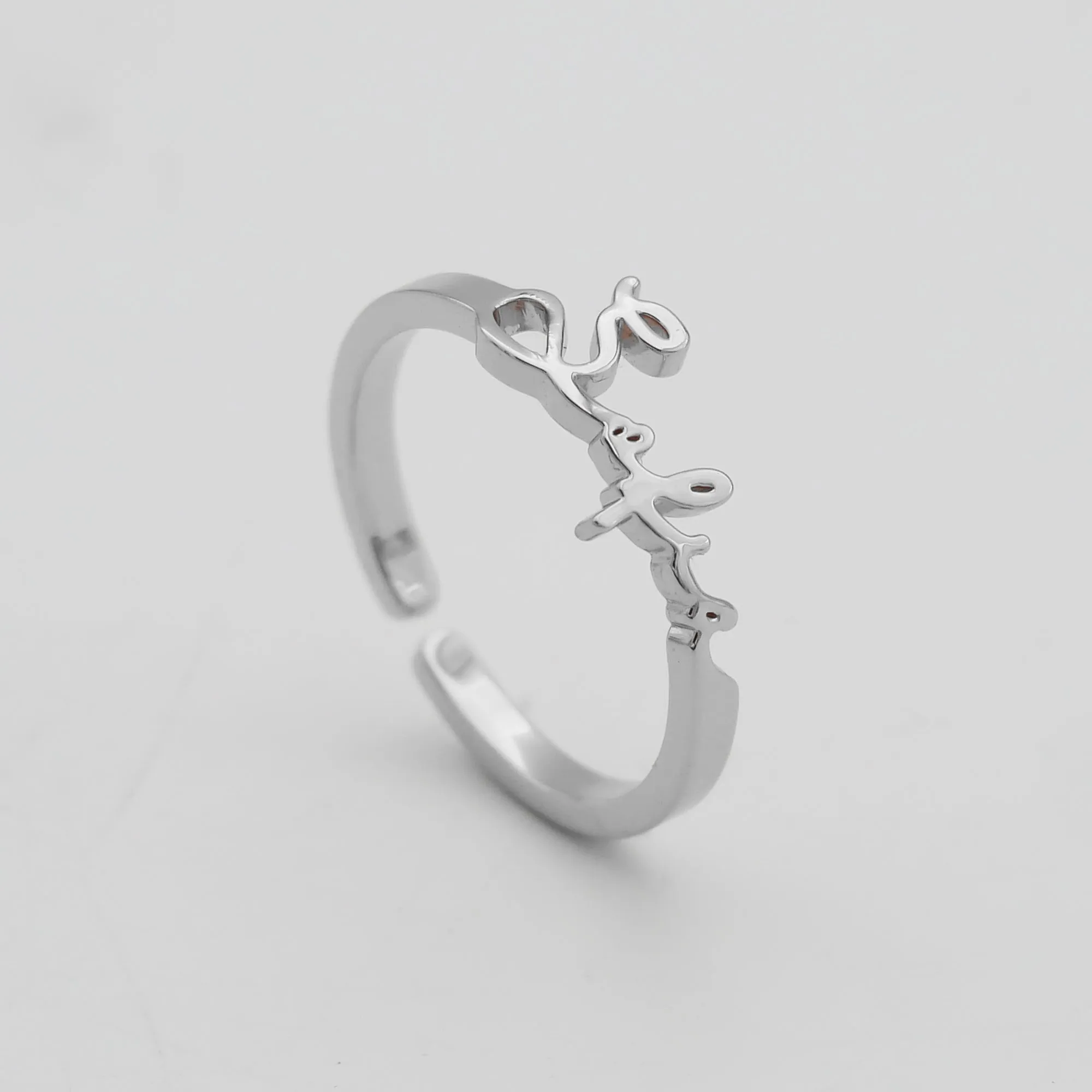 Selina Custom Name Ring sold by PRYA product image thumbnail 4