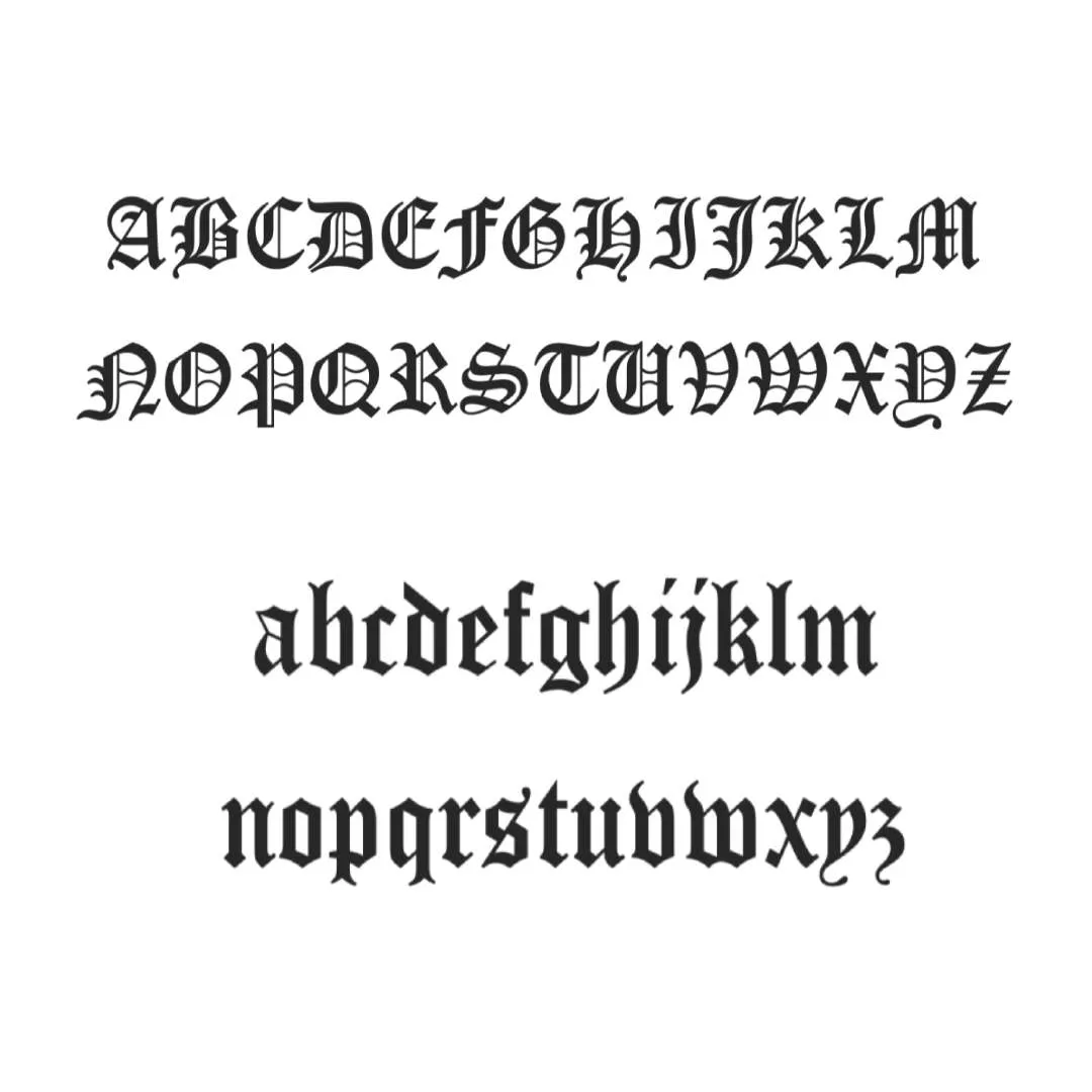 Old English Suspended Name Necklace sold by PRYA product image thumbnail 3