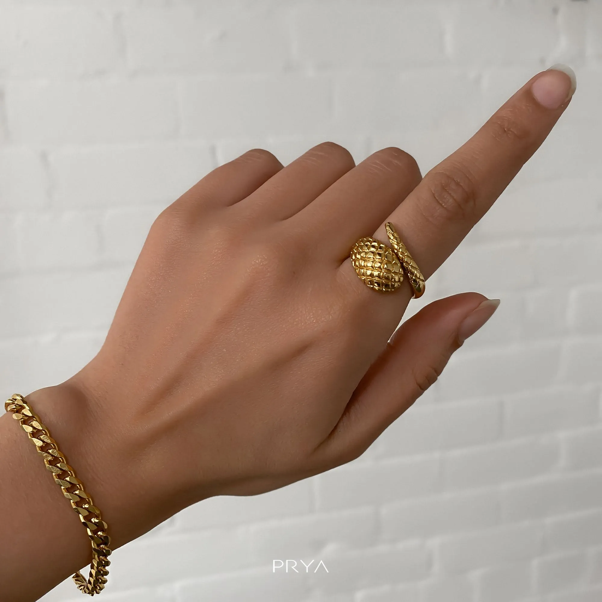 Saskia Snake Ring sold by PRYA product image thumbnail 2