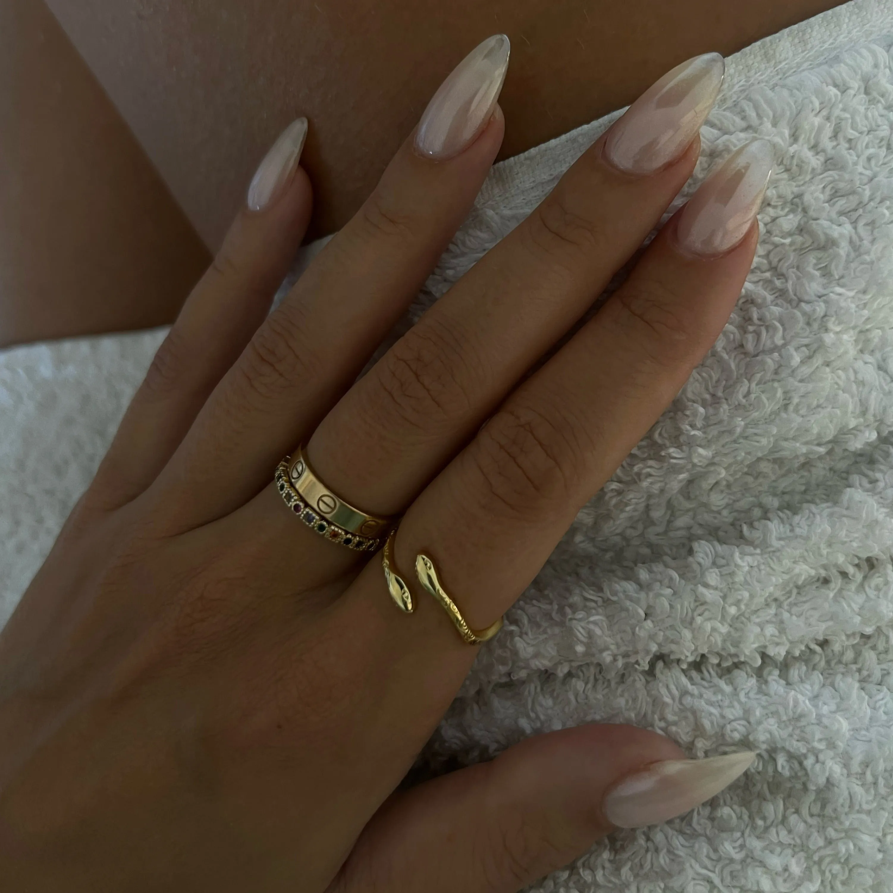 Eve Adjustable Snake Ring sold by PRYA product image thumbnail 5