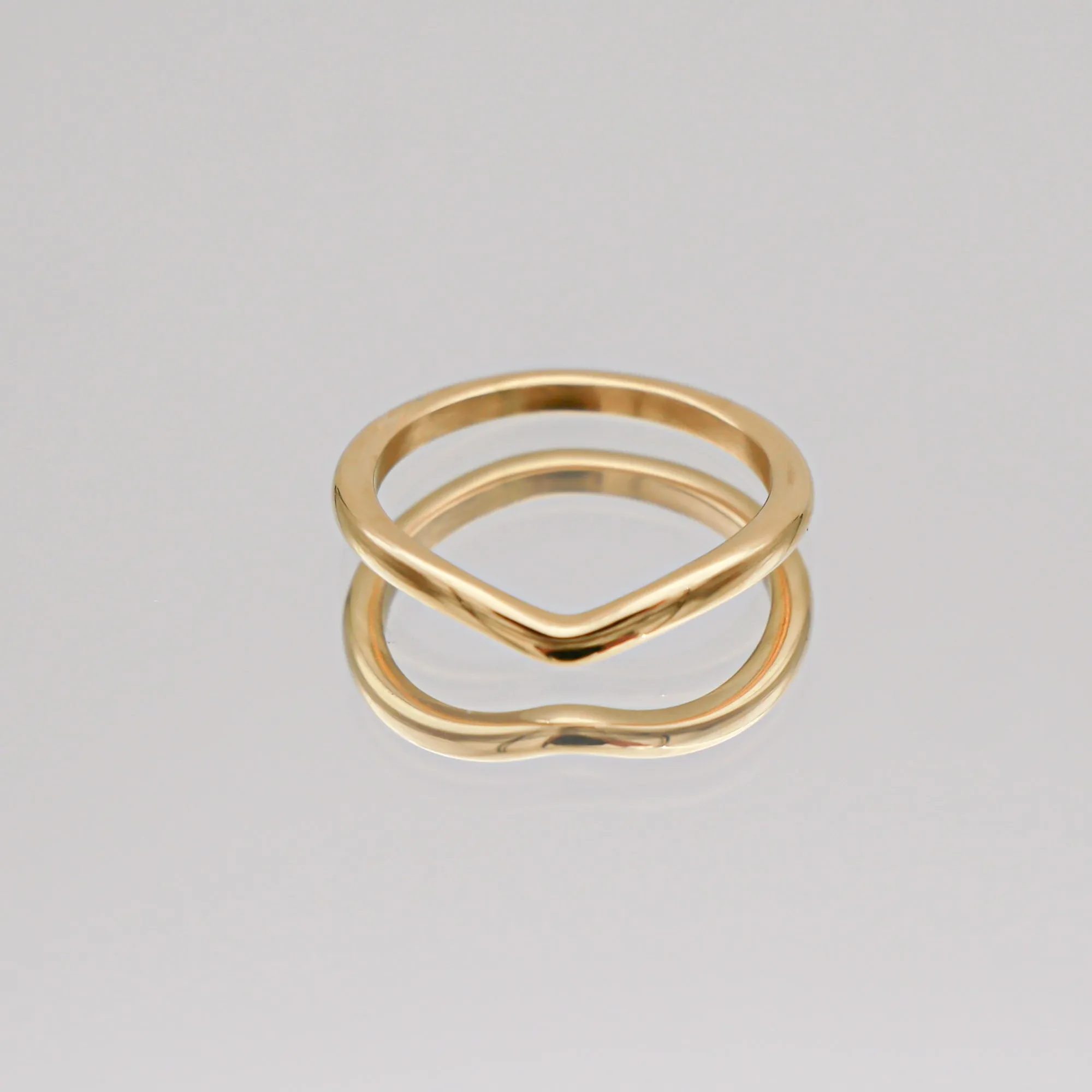 Leona Chevron Ring sold by PRYA product image thumbnail 5
