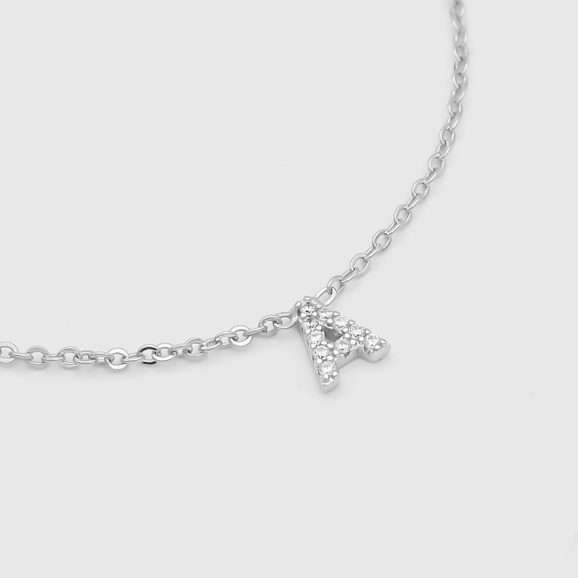Lana ICY Initial Necklace sold by PRYA product image thumbnail 4