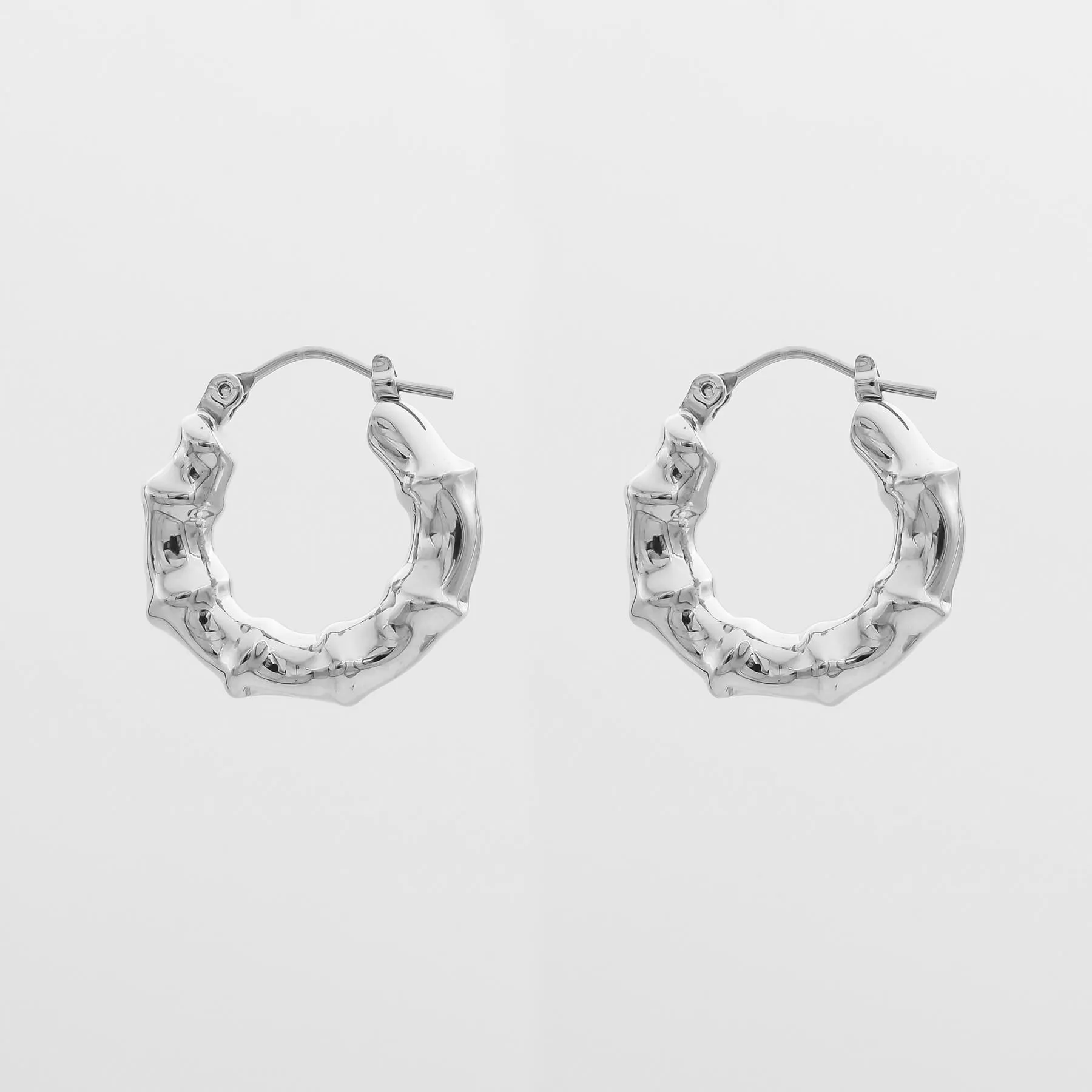 Bamboo Mini Hoops sold by PRYA product image thumbnail 4