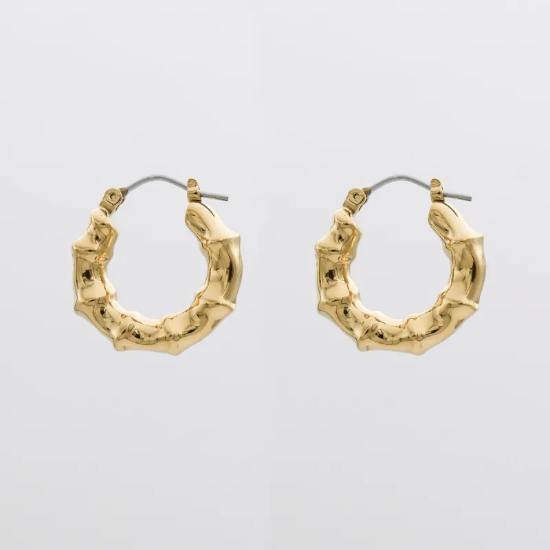 Bamboo Mini Hoops sold by PRYA