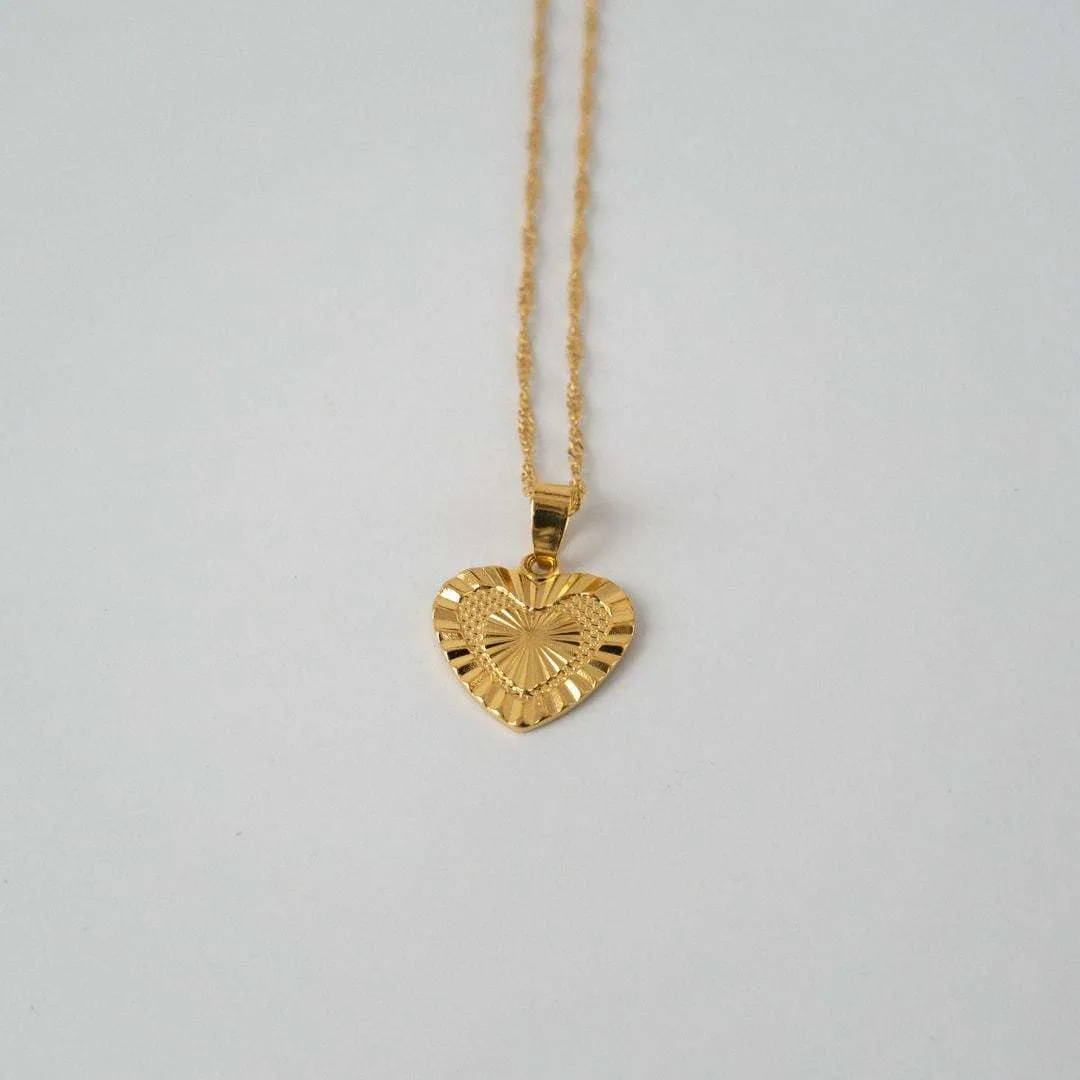 Heart Pendant Necklace sold by PRYA product image thumbnail 3