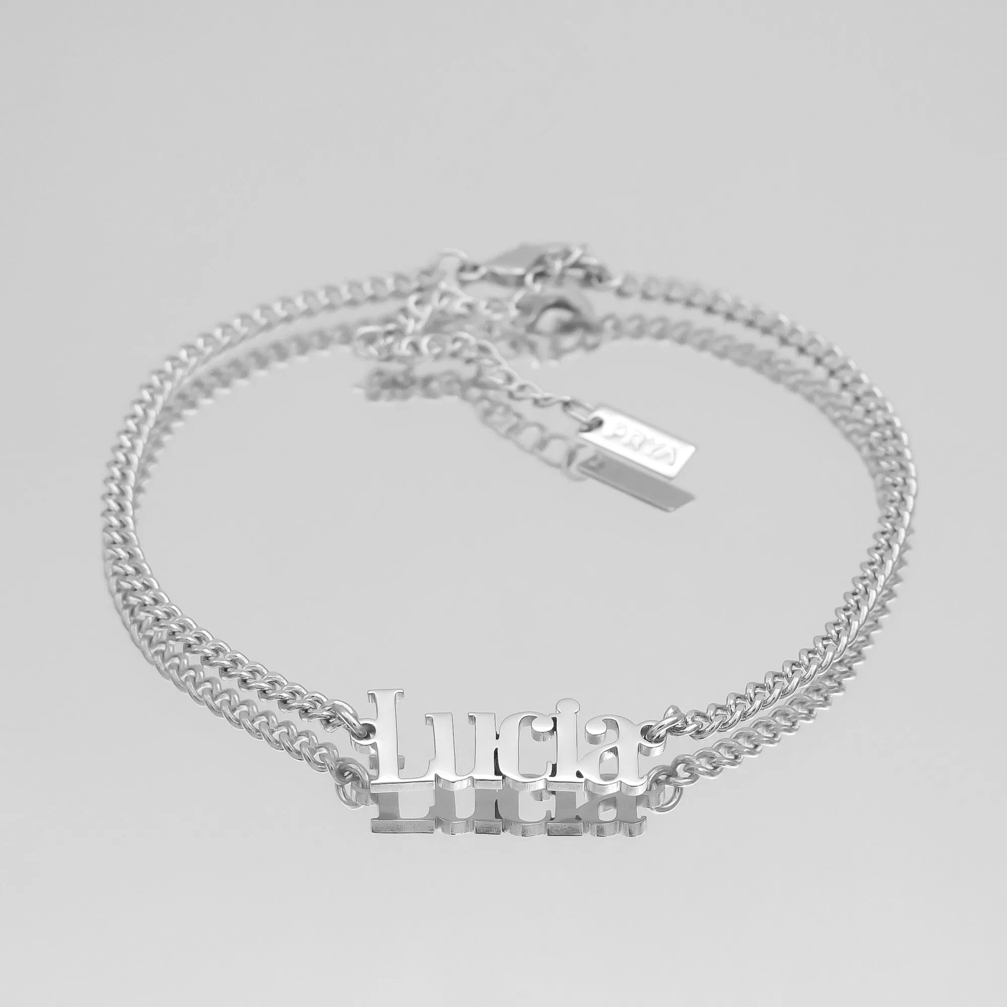 Manhattan Custom Name Anklet sold by PRYA product image thumbnail 3