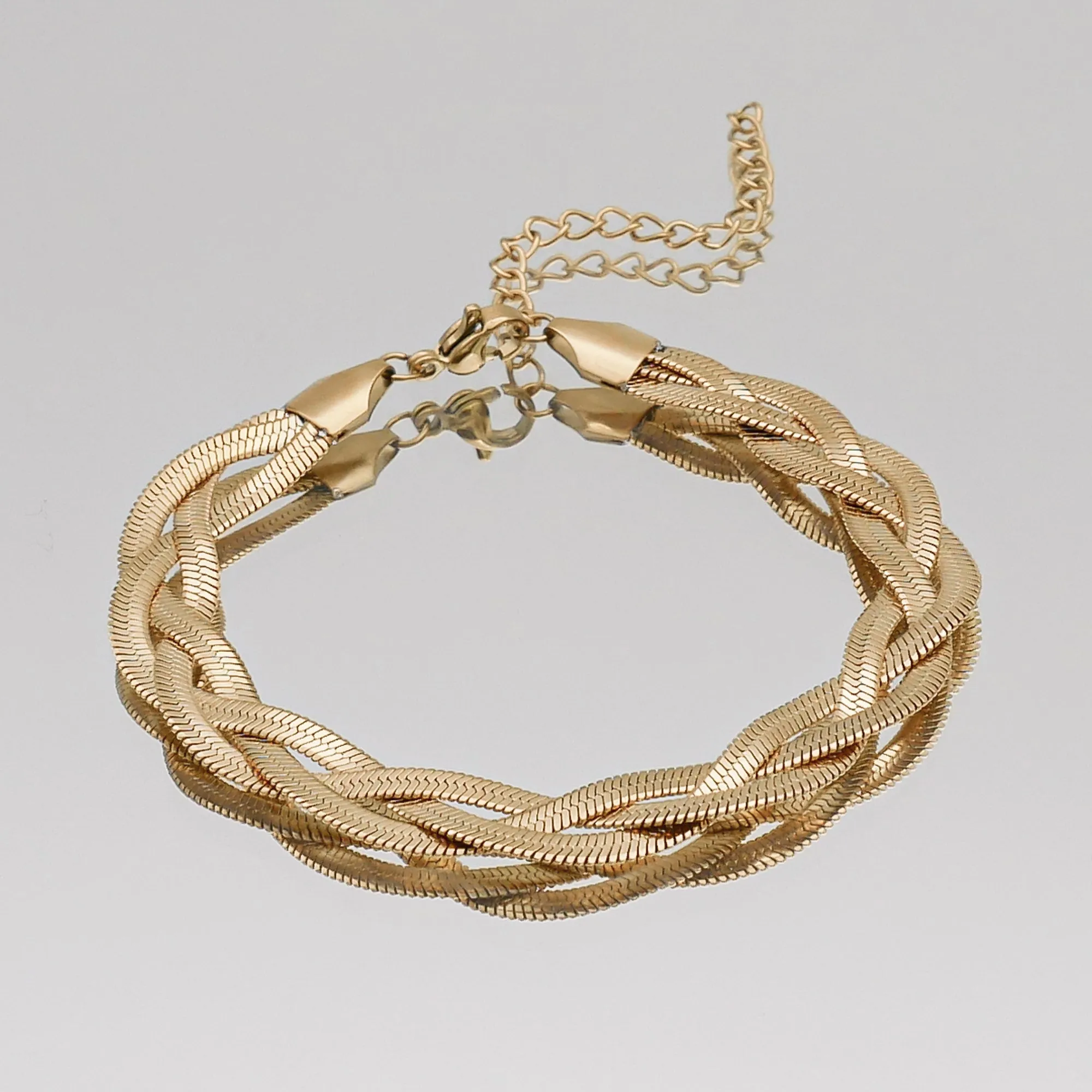 Triple Herringbone Bracelet sold by PRYA
