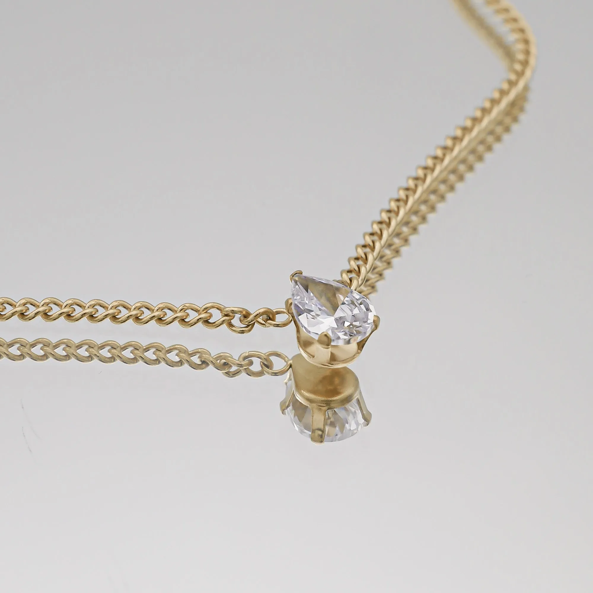 Mira Gemstone Pendant Necklace sold by PRYA product image thumbnail 3