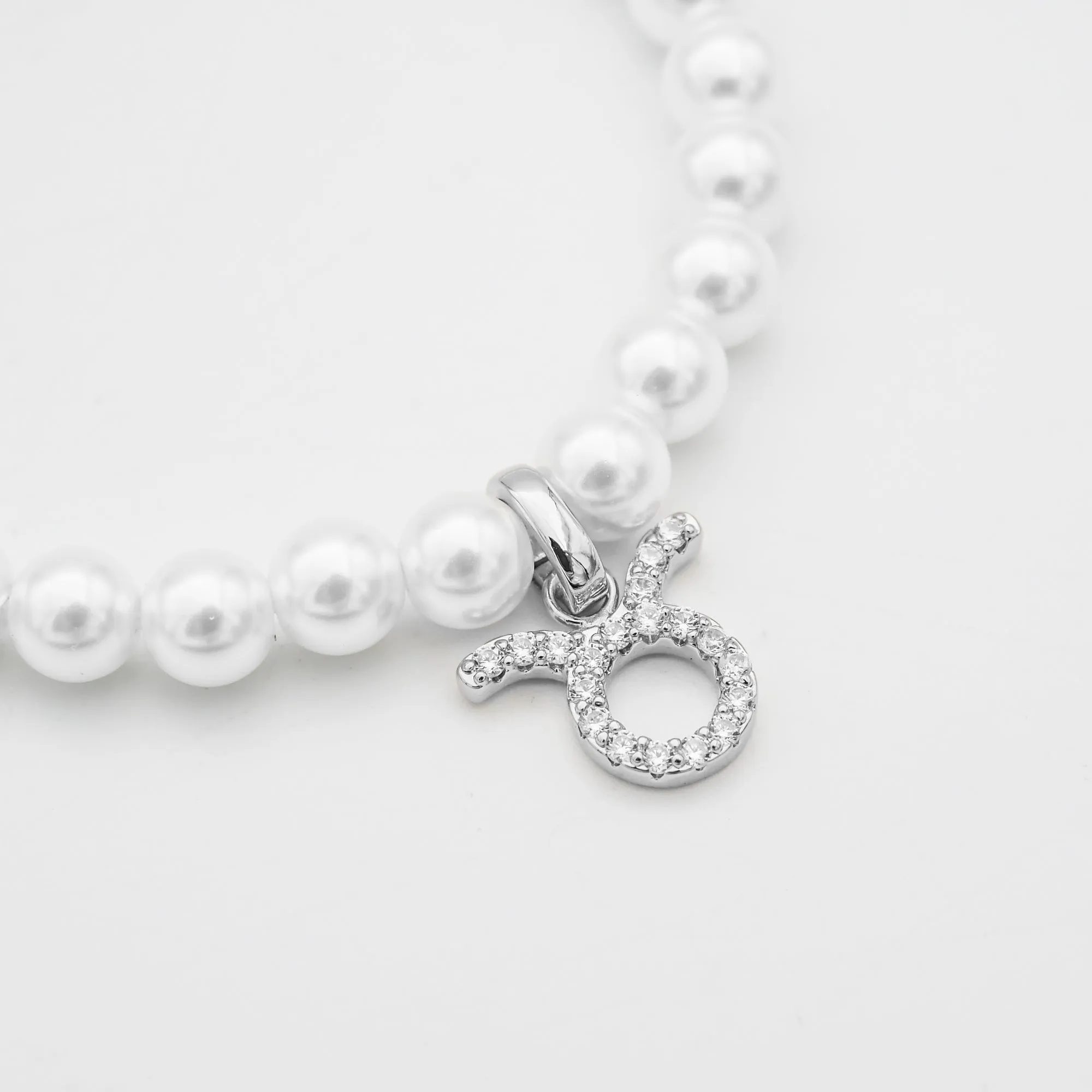 Pave Pearl Zodiac Bracelet sold by PRYA product image thumbnail 5