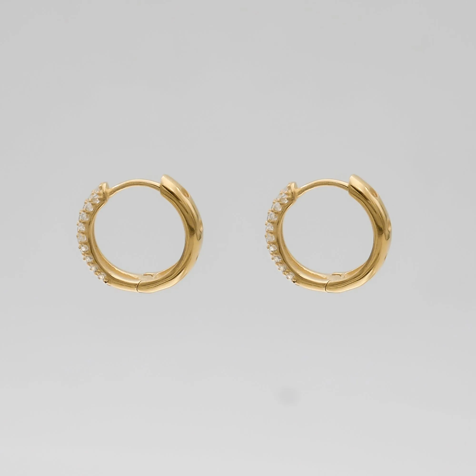 Lori CZ Huggie Earrings sold by PRYA product image thumbnail 4