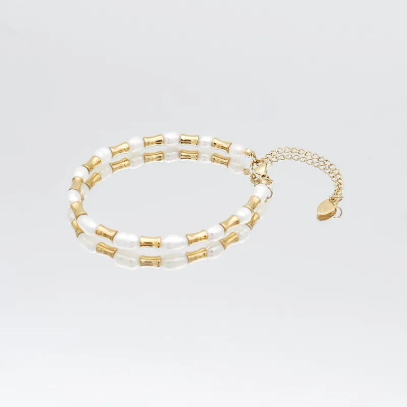 Eden Pearl Bead Bracelet sold by PRYA