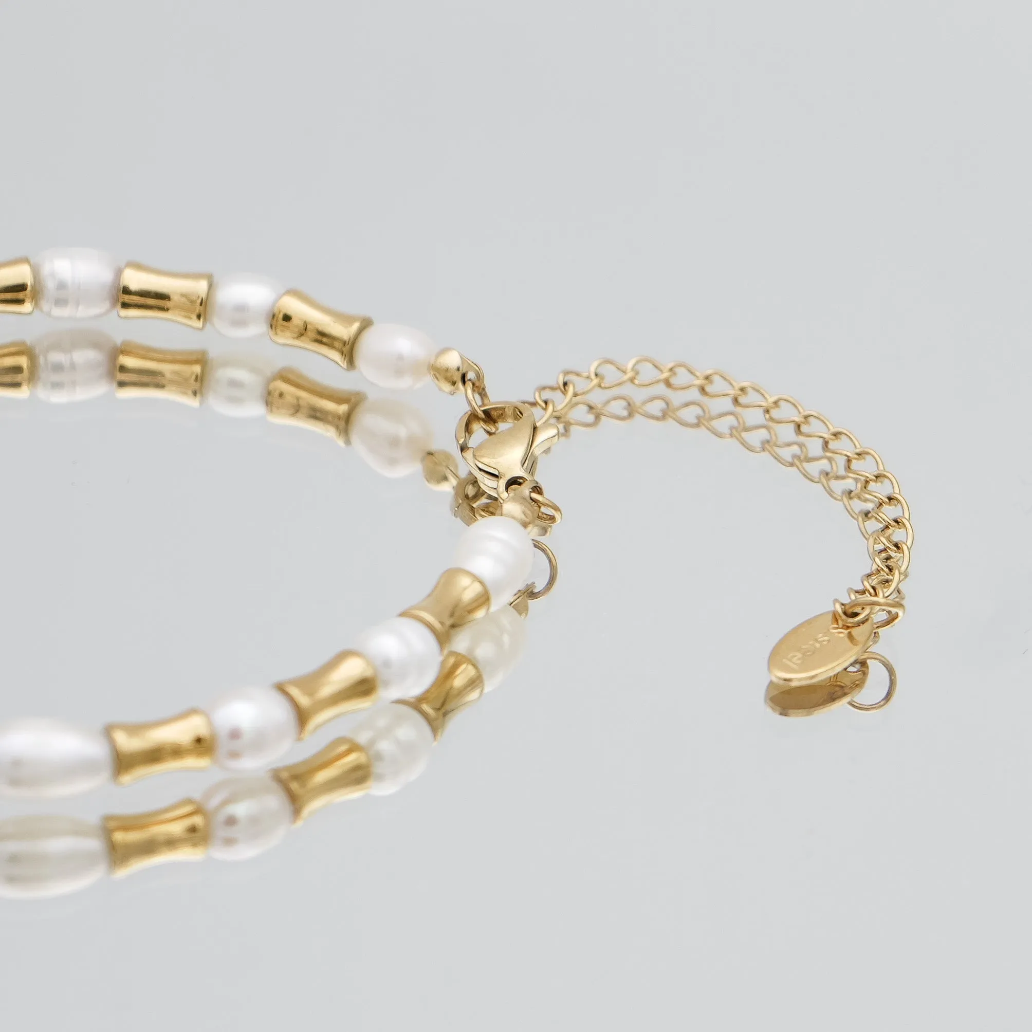 Eden Pearl Bead Bracelet sold by PRYA product image thumbnail 4