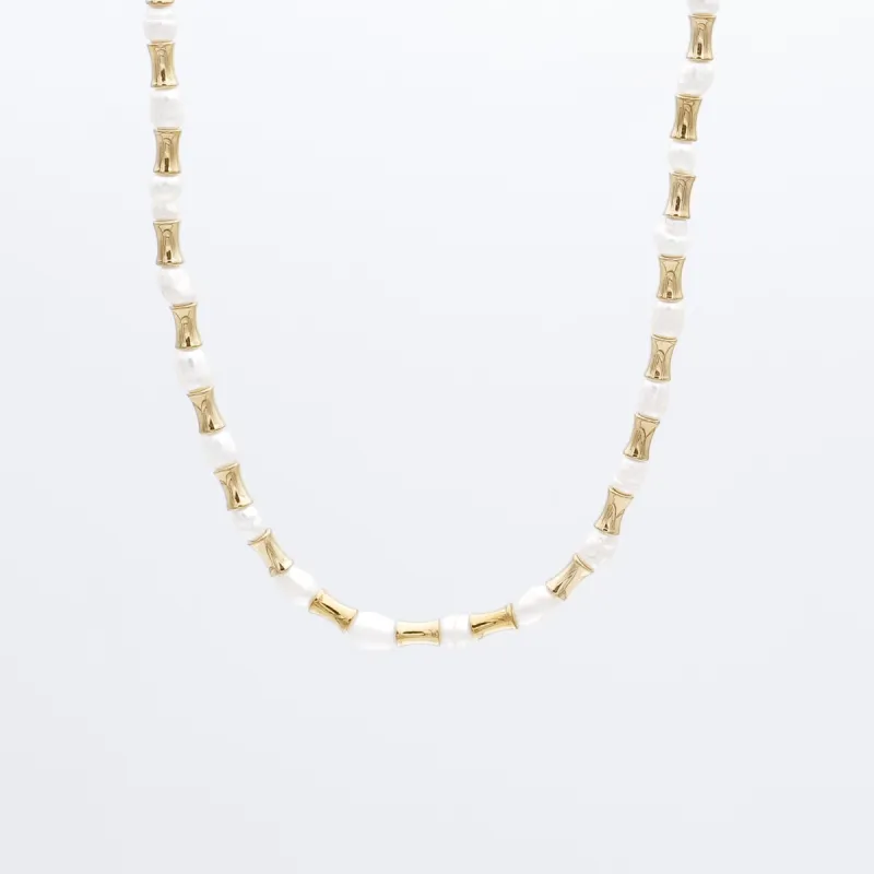 Eden Pearl Bead Necklace sold by PRYA