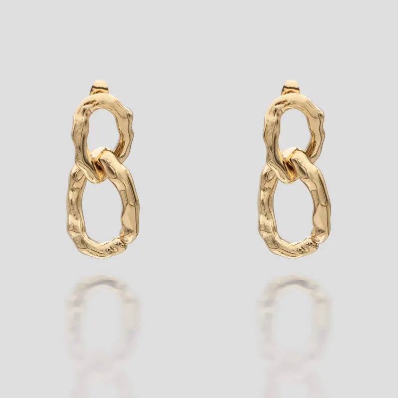 Ria Link Drop Earrings sold by PRYA