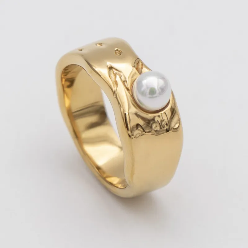 Nadine Pearl Ring sold by PRYA