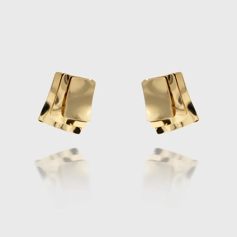 Arya Stacked Earrings sold by PRYA