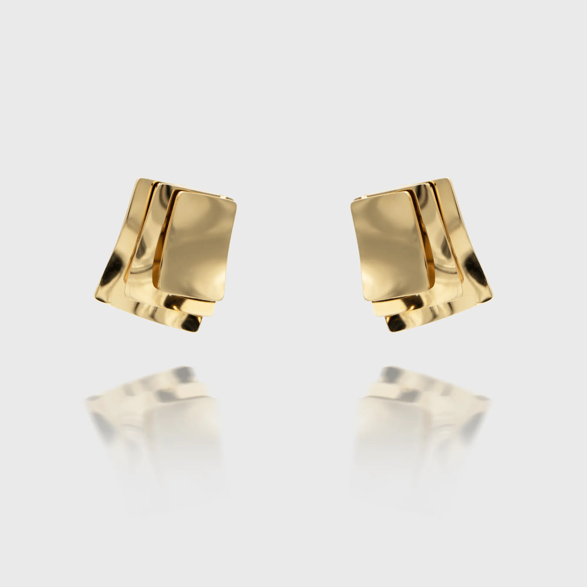 Arya Stacked Earrings sold by PRYA