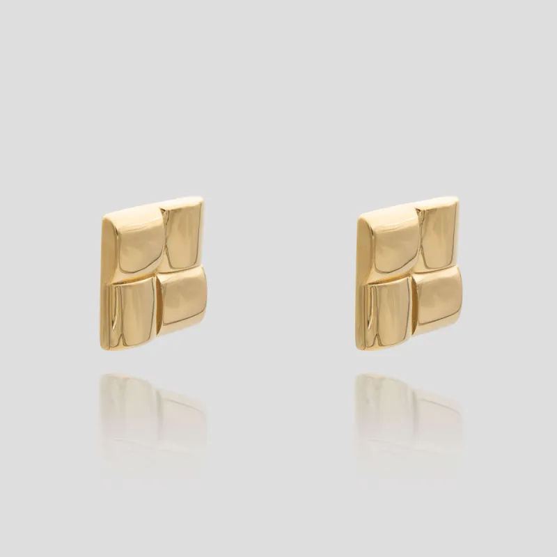 Kia Square Earrings sold by PRYA
