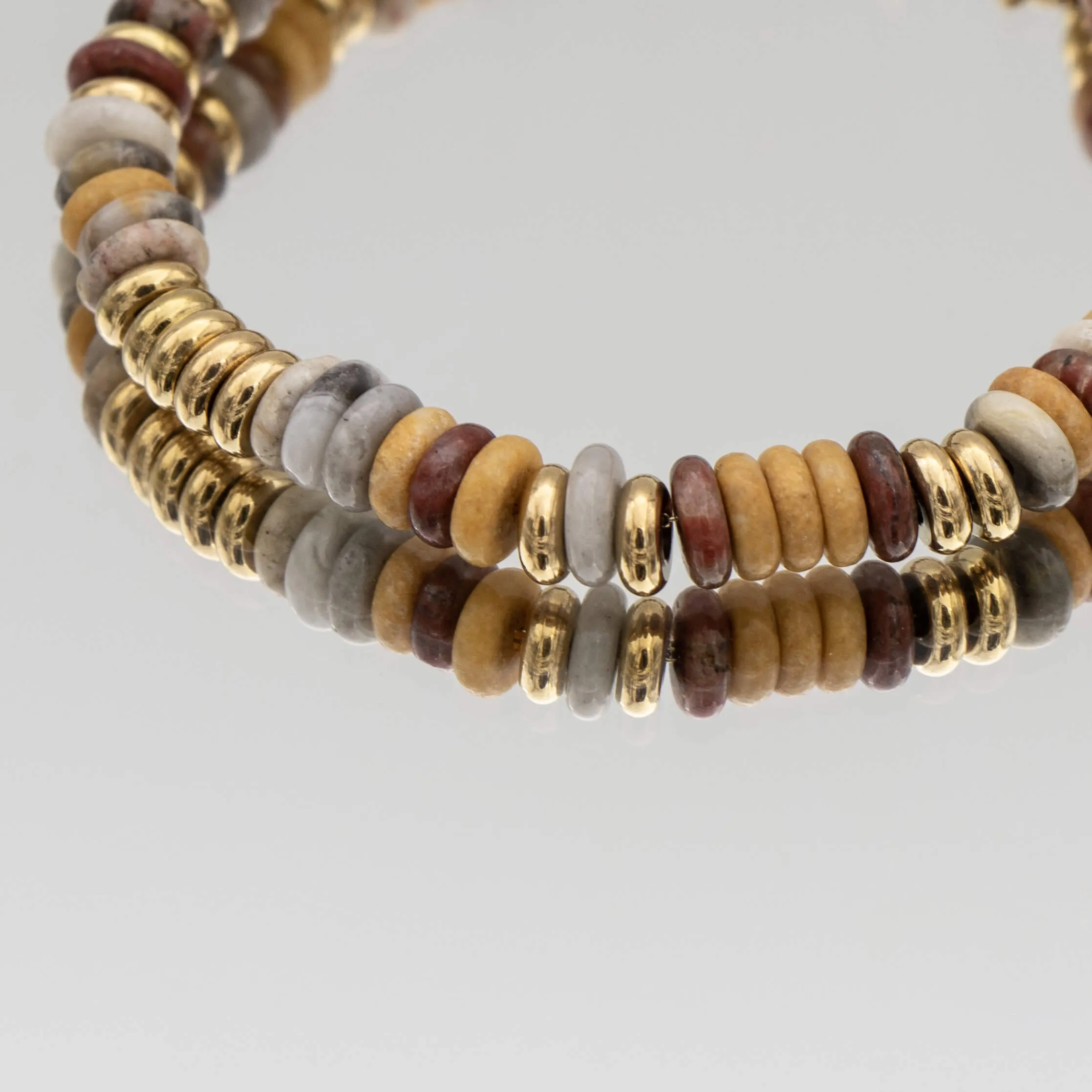 Harmony Natural Stone Beaded Bracelet sold by PRYA product image thumbnail 3