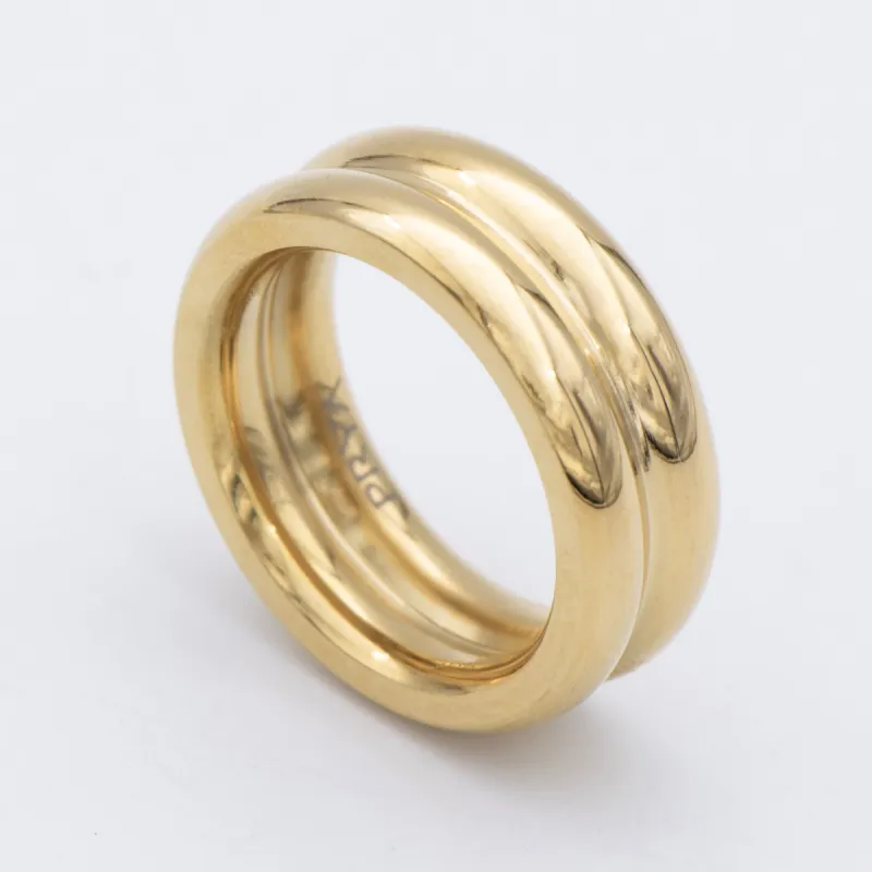 Suri Double Band Ring sold by PRYA